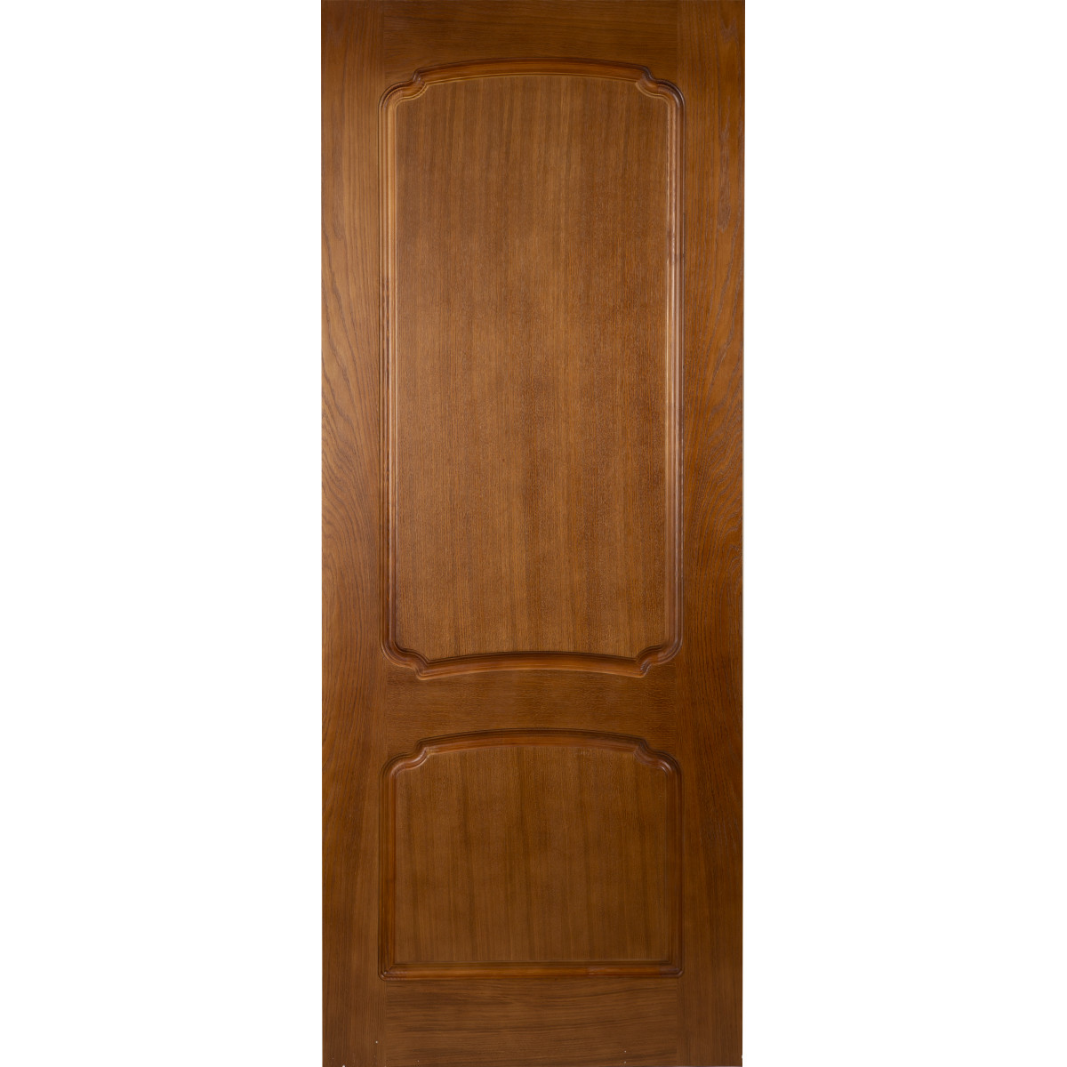 Дверь межкомнатная глухая Helly 80x200 см, шпон, цвет тонированный дуб