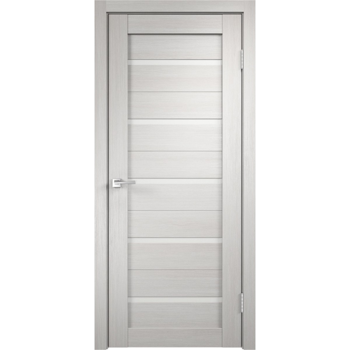 Дверь межкомнатная Дюплекс 80x200 см, ПВХ, цвет белёный дуб