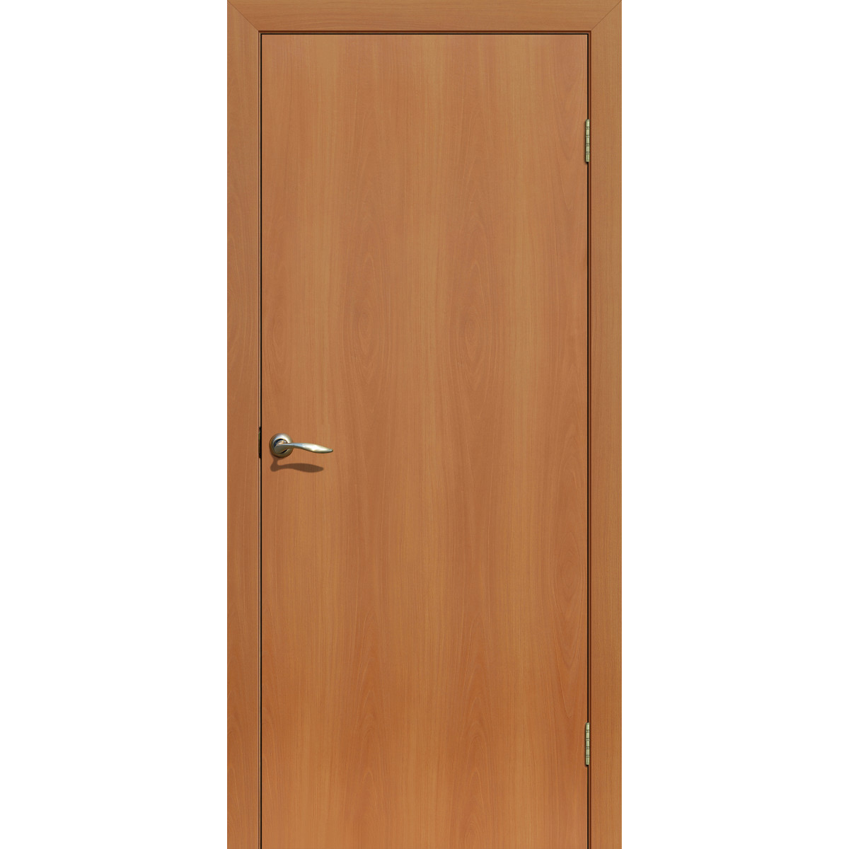 Дверь межкомнатная глухая 90x200 см, ламинация, цвет миланский орех