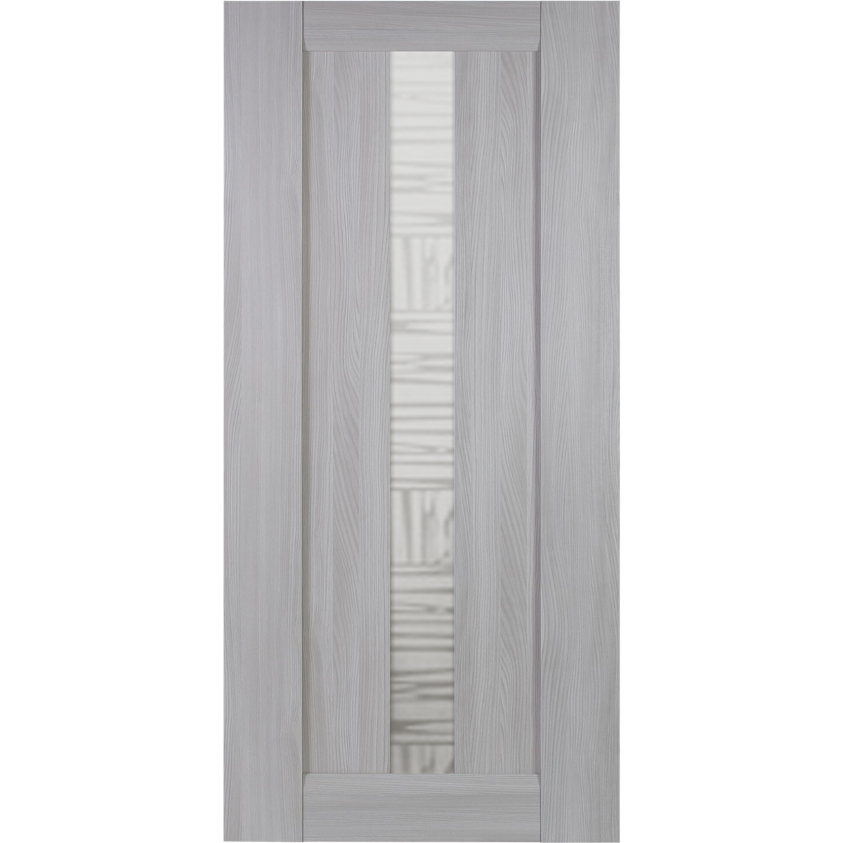 Дверь межкомнатная остекленная Челси 70x200 см, цвет ясень скандинавский