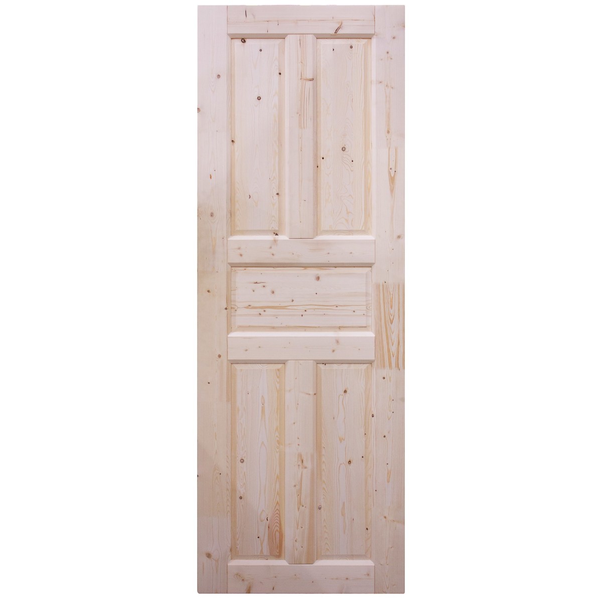 Дверь межкомнатная глухая Кантри 60x200 см, хвоя, цвет натуральный