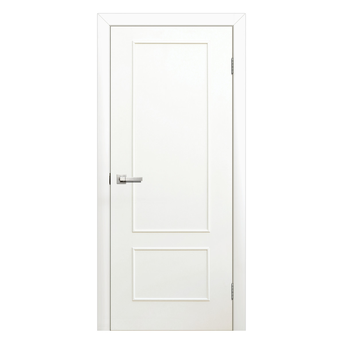 Дверь межкомнатная глухая ламинированная Классика 60x200 см цвет белый
