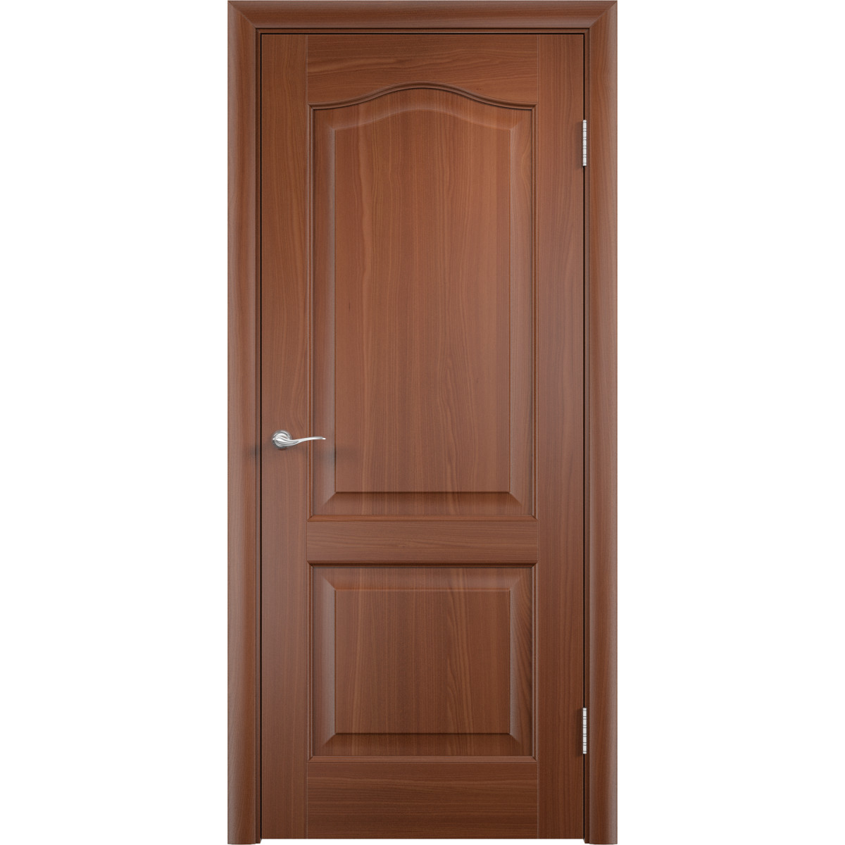 Дверь межкомнатная глухая ПВХ Антик 70x200 см цвет итальянский орех