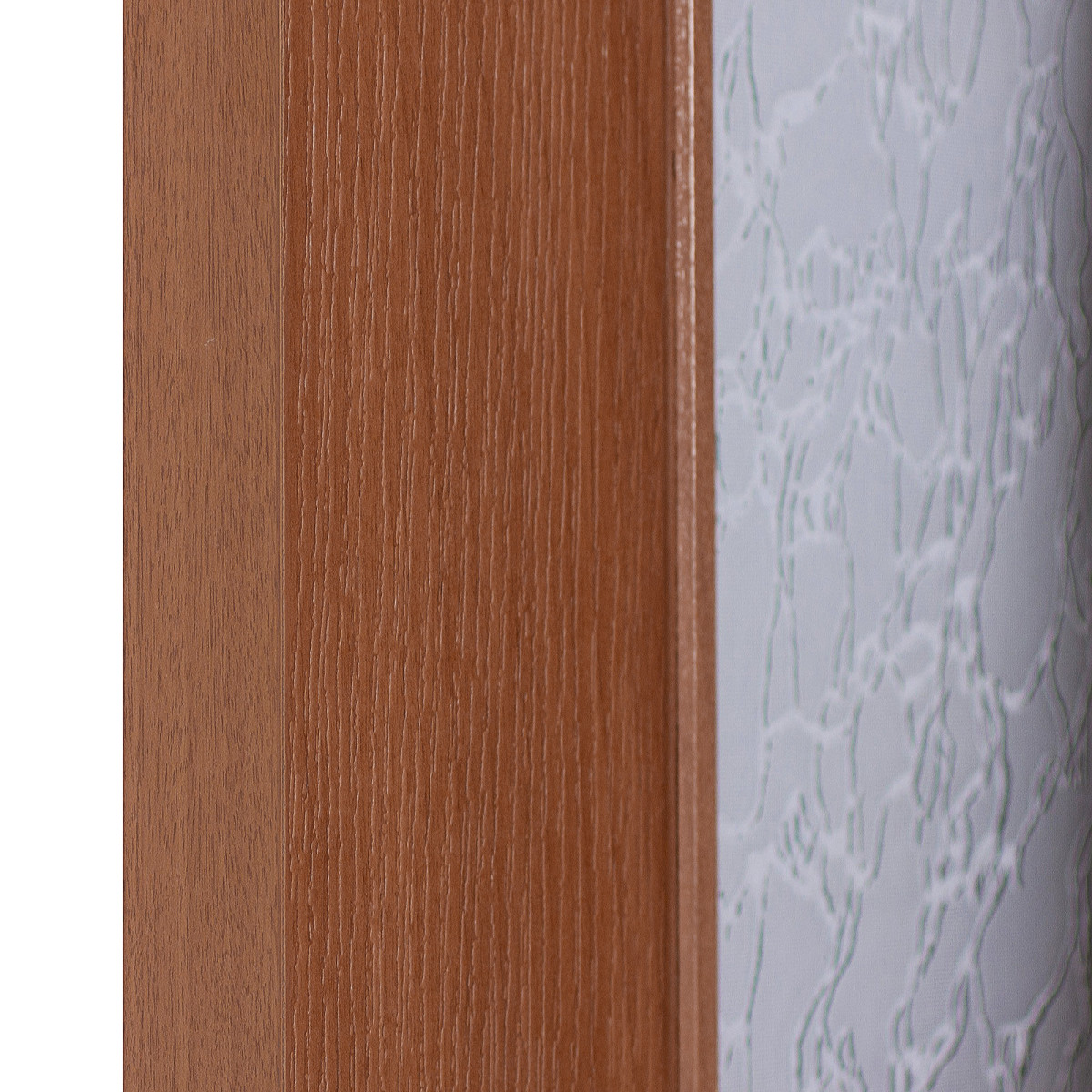 Дверь межкомнатная остеклённая ПВХ Антик 90x200 см цвет итальянский орех