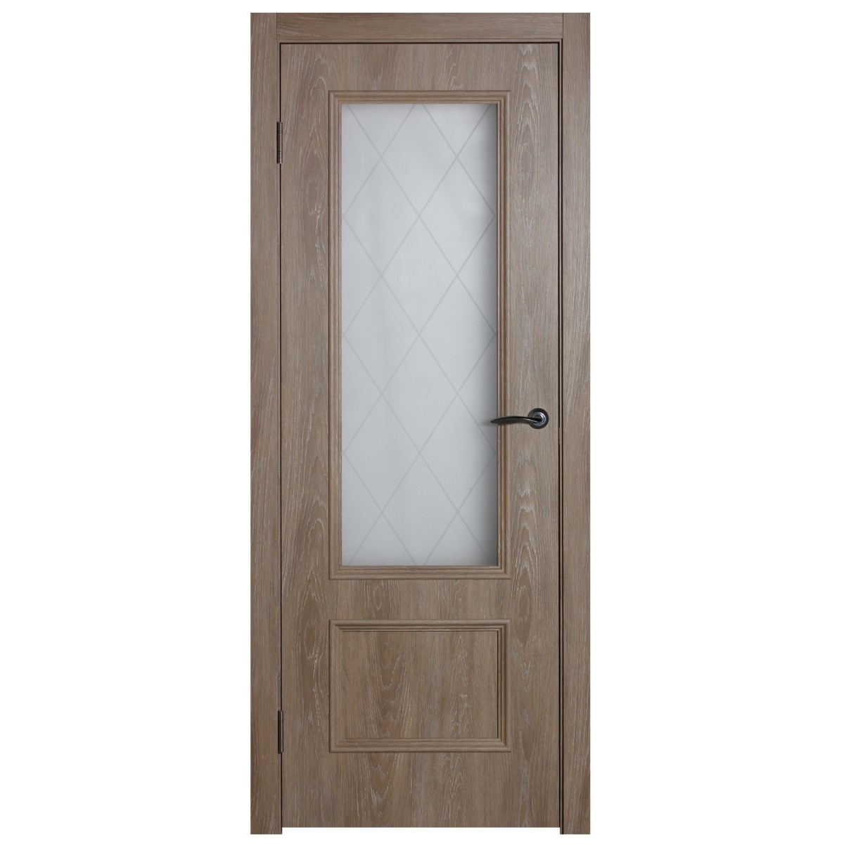 Дверь межкомнатная остеклённая Престиж 60x200 см цвет натуральный дуб