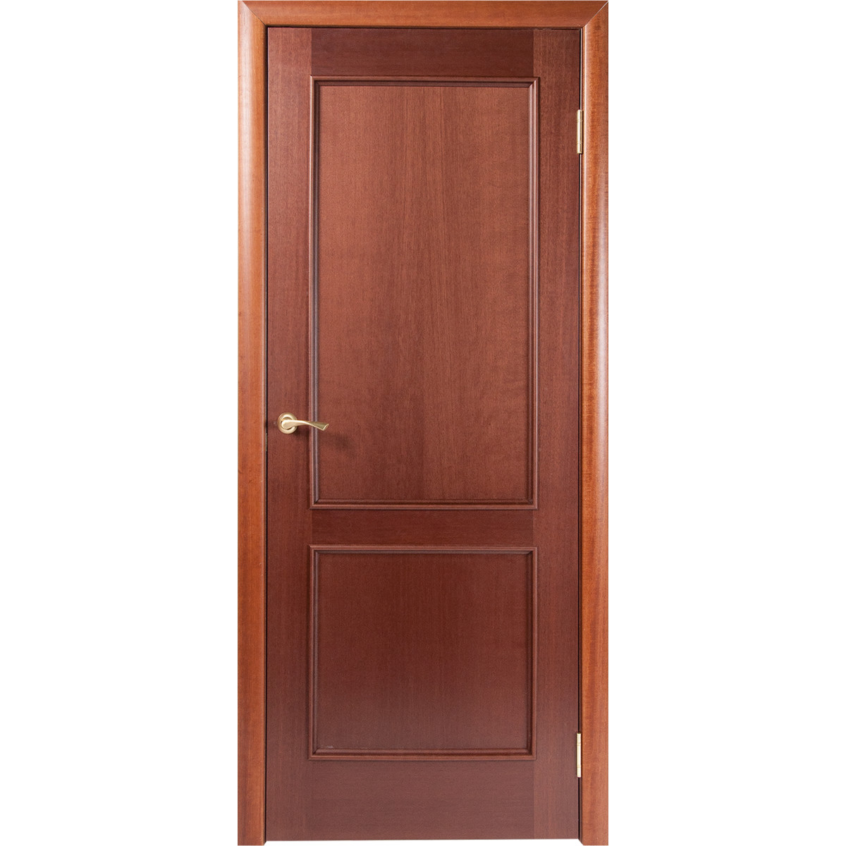Дверь межкомнатная глухая шпонированное Этерно 90x200 см цвет итальянский орех