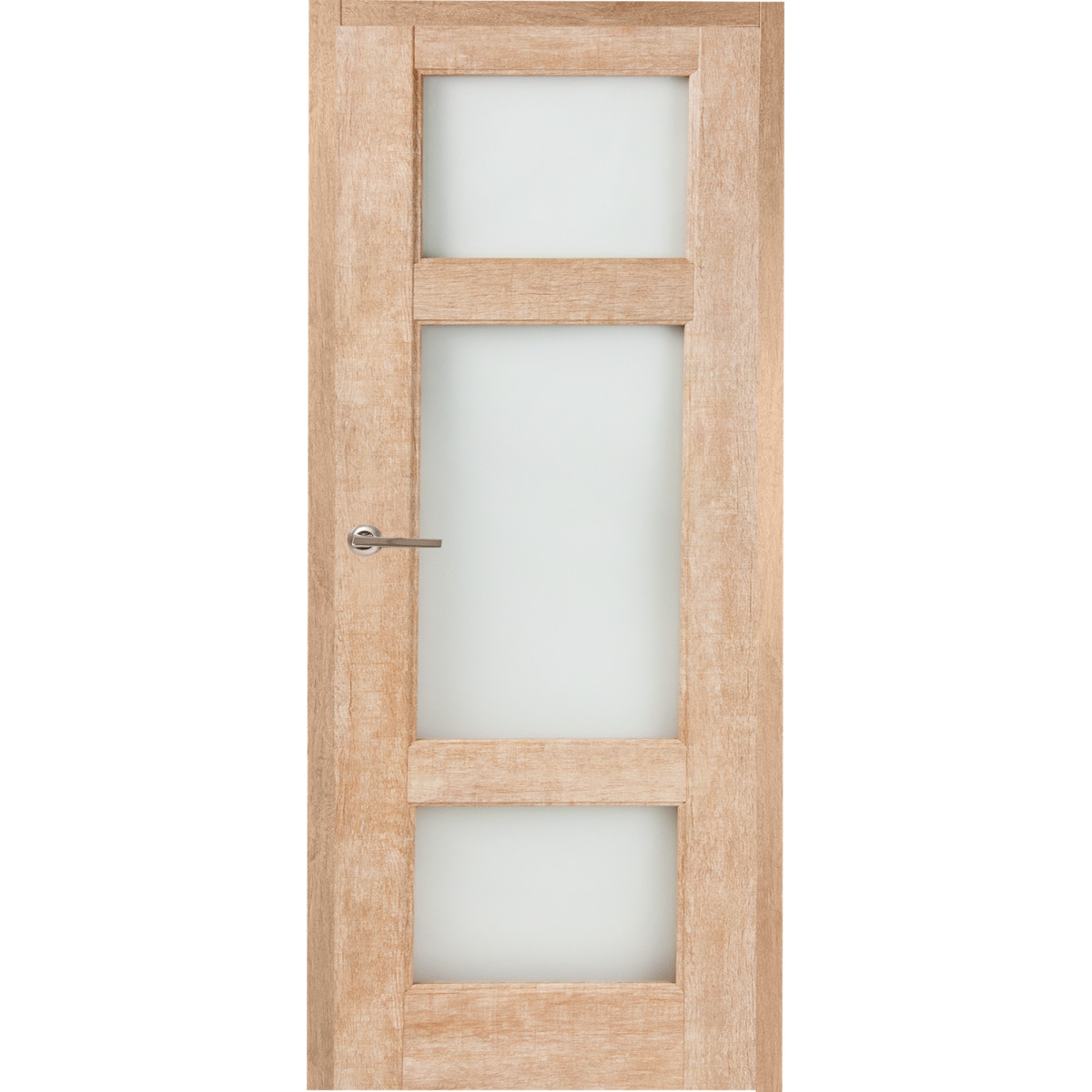 Дверь межкомнатная остеклённая Антико 90x200 см цвет винтажный дуб