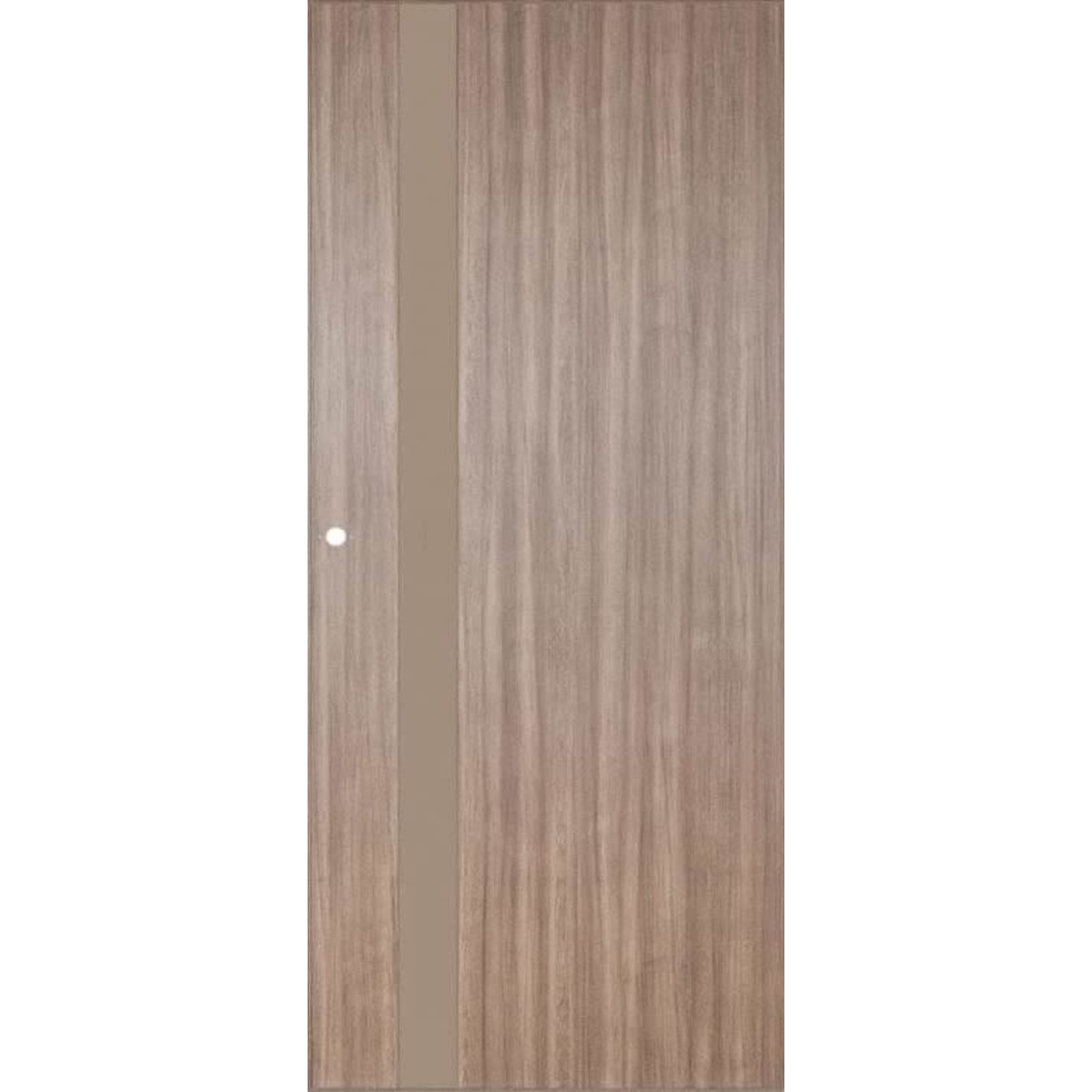 Дверь межкомнатная остеклённая Селена 70x200 см цвет орех