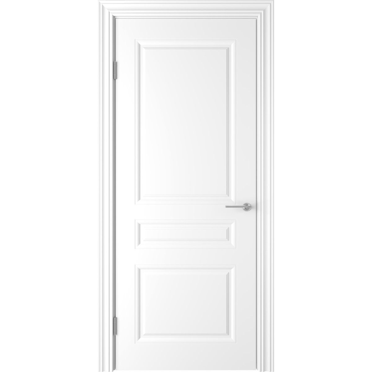 Дверь межкомнатная глухая Стелла, 90x200 см, эмаль, цвет белый