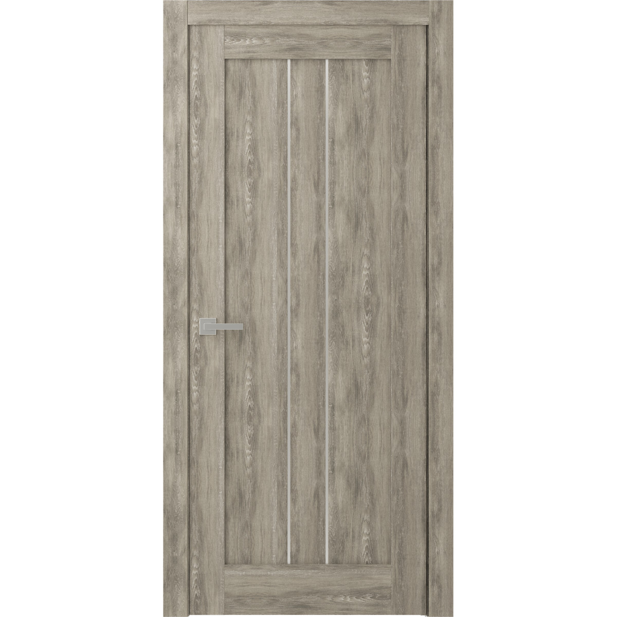 Дверь межкомнатная глухая Челси 60x200 см, экошпон, цвет дуб медовый