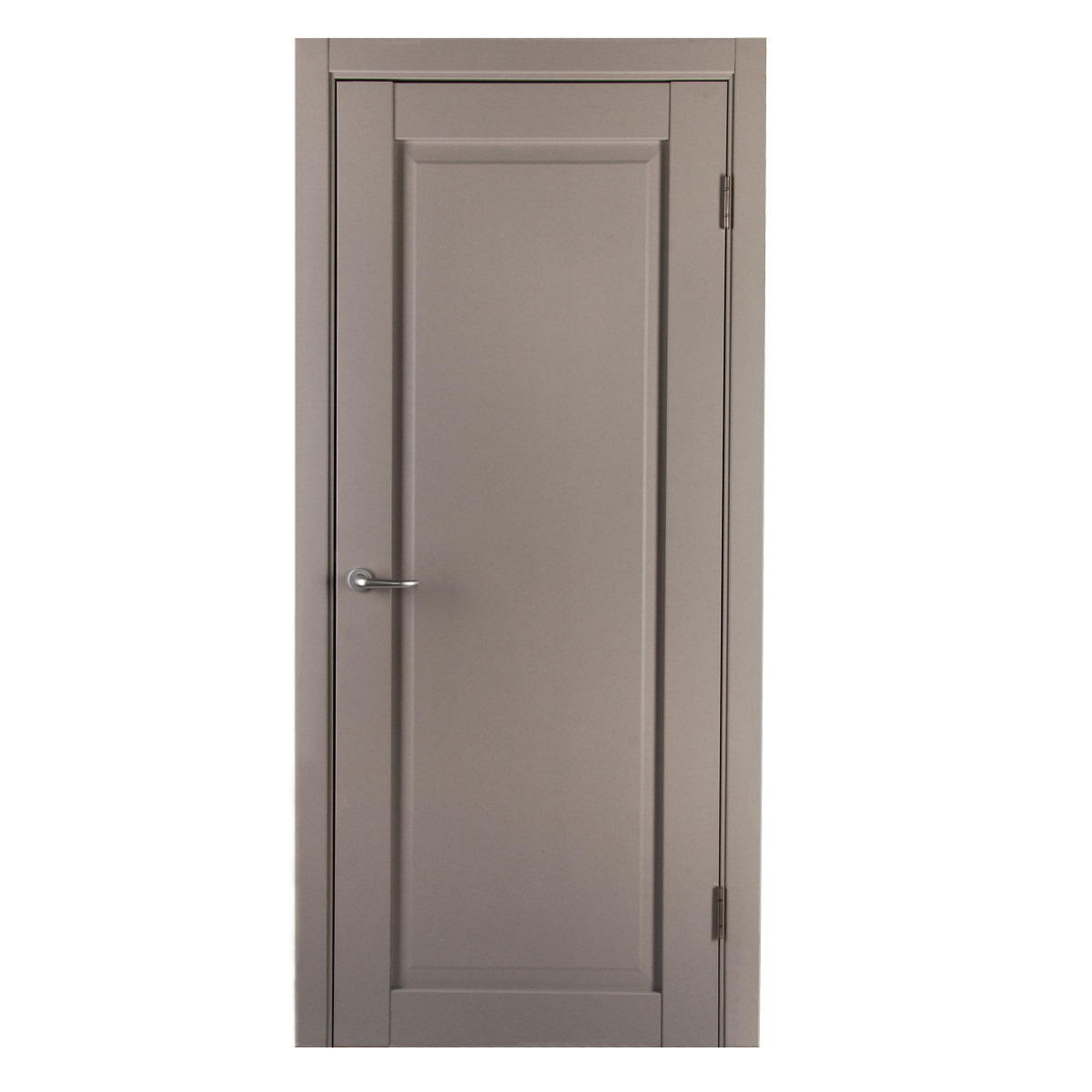 Дверь межкомнатная с фурнитурой Пьемонт 60х200 см, Hardflex, цвет платина светлая