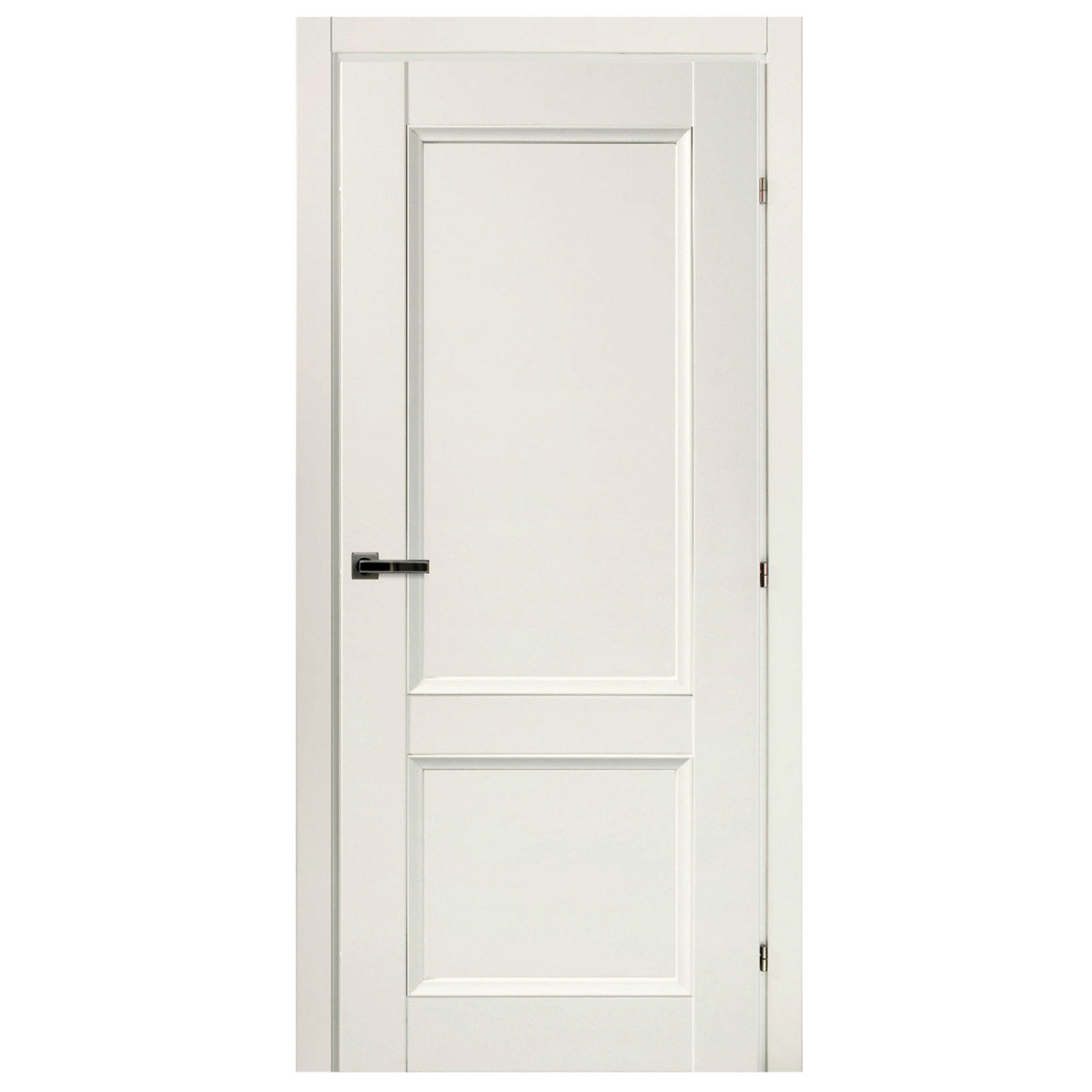 Дверь межкомнатная Танганика 60х200 см CPL цвет белый с фурнитурой