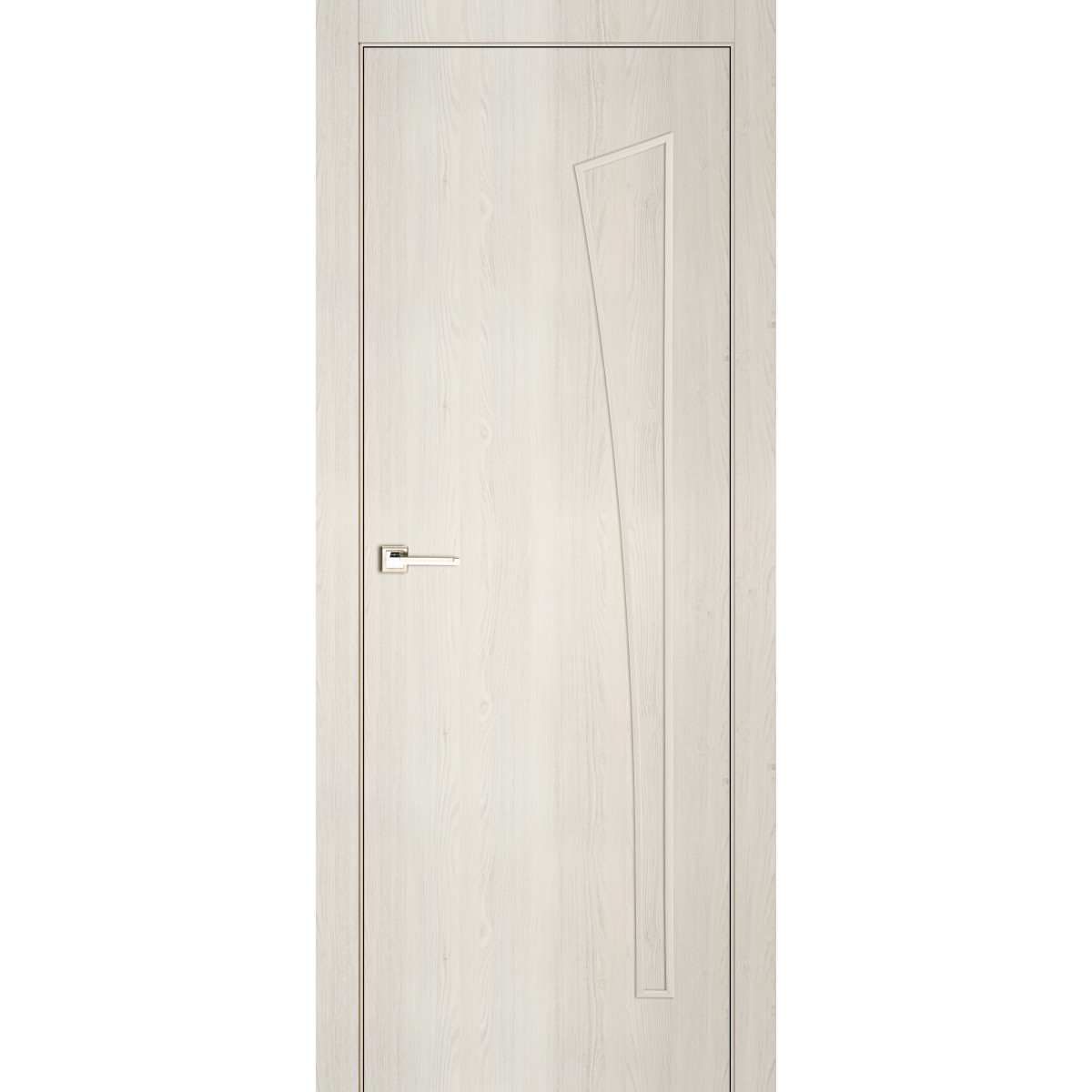 Дверь межкомнатная глухая ламинированная Белеза 200х70 см цвет тернер белый