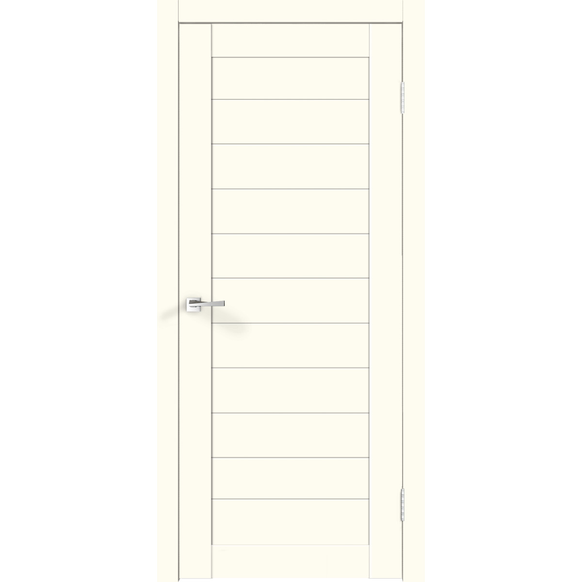 Дверь межкомнатная под покраску Симпл 60х200 см с фурнитурой, цвет белый