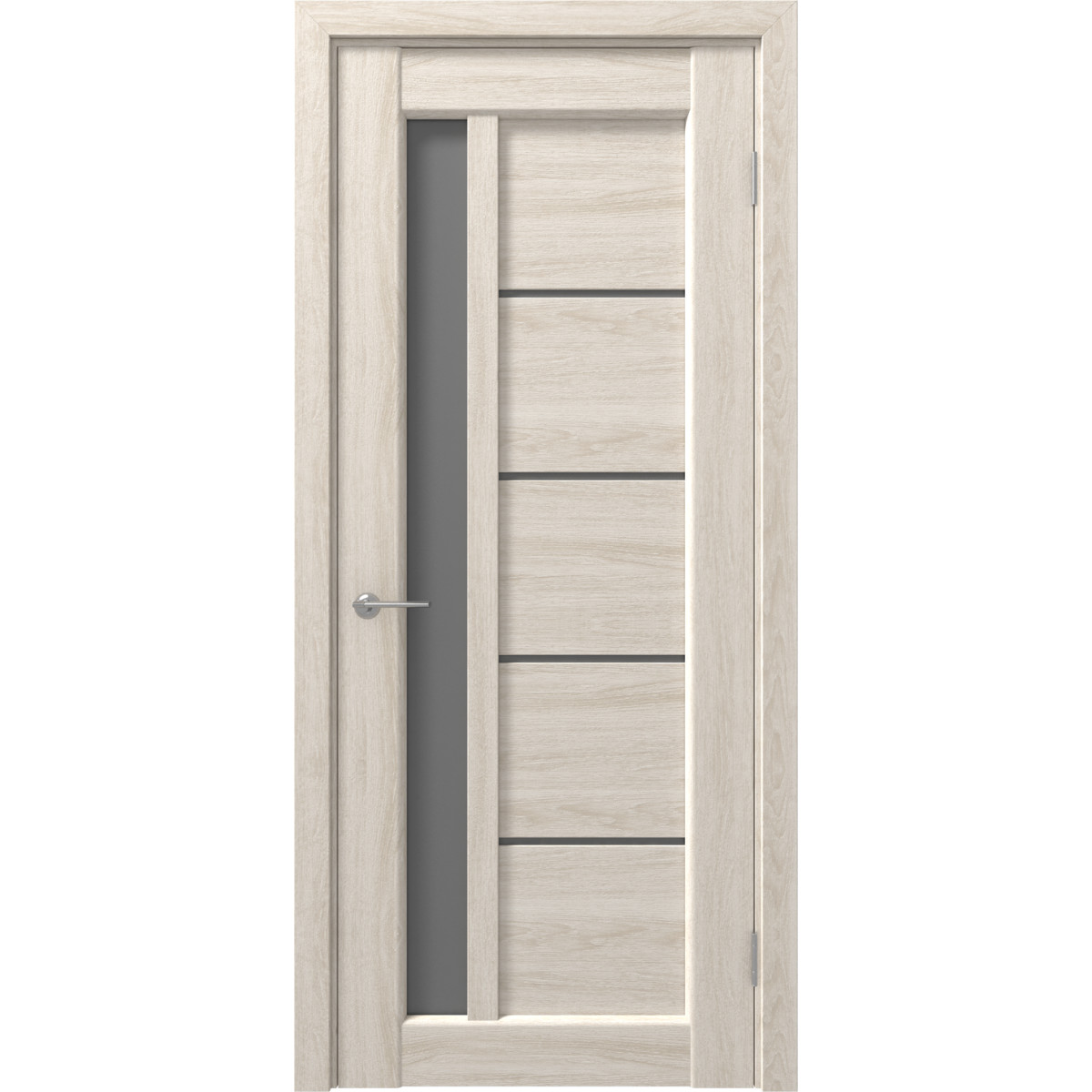 Дверь межкомнатная остеклённая с замком и петлями в комплекте Artens Брио 60x200 см ПВХ цвет дуб филадельфия